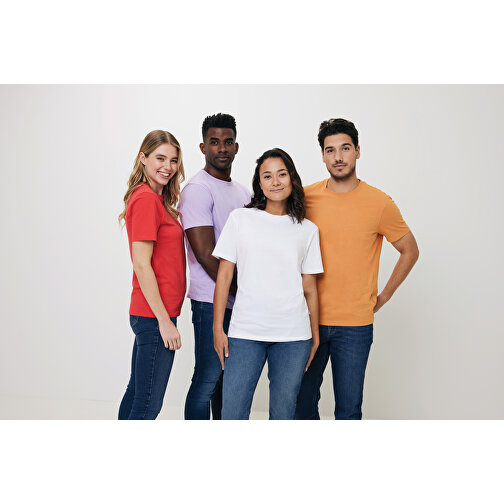 Iqoniq Bryce T-Shirt Aus Recycelter Baumwolle, Luscious Red , luscious red, 50% recycelte und 50% biologische Baumwolle, M, 71,00cm x 0,50cm (Länge x Höhe), Bild 4