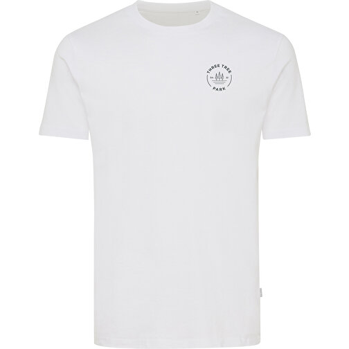 Iqoniq Bryce T-Shirt Aus Recycelter Baumwolle, Weiß , weiß, 50% recycelte und 50% biologische Baumwolle, XL, 75,00cm x 0,50cm (Länge x Höhe), Bild 5