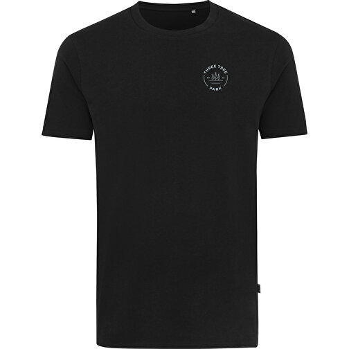 Iqoniq Bryce T-Shirt Aus Recycelter Baumwolle, Schwarz , schwarz, 50% recycelte und 50% biologische Baumwolle, XXXL, 79,00cm x 0,50cm (Länge x Höhe), Bild 6