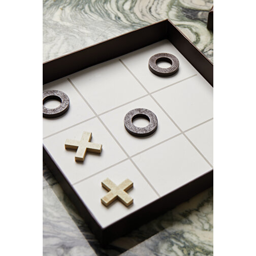 VINGA ‚Drei In Einer Reihe‘ – Coffee Table Game, Off White , off white, Holz, 15,00cm x 2,80cm (Länge x Höhe), Bild 5