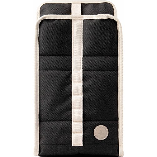 VINGA Sortino Day-Trip Kühltasche, Schwarz , schwarz, PET - recycelt, 20,00cm x 25,00cm (Länge x Höhe), Bild 4