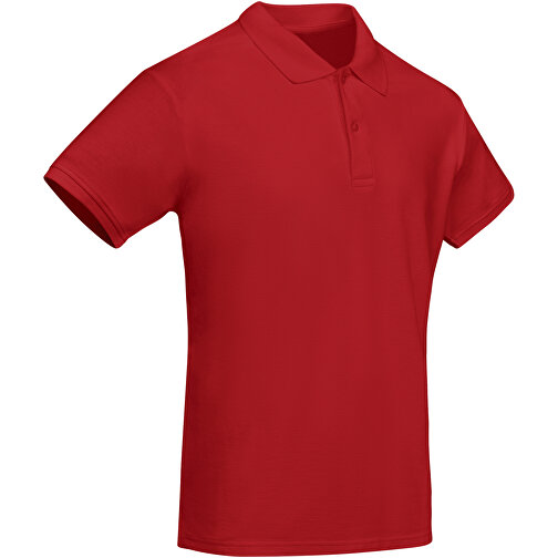 Prince Poloshirt Für Herren , rot, Piqué Strick 100% Bio Baumwolle, 210 g/m2, L, , Bild 3