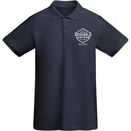 Prince Poloshirt Für Herren , navy blue, Piqué Strick 100% Bio Baumwolle, 210 g/m2, 2XL, , Bild 2