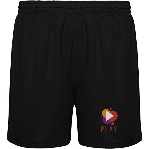 Player Sportshorts Für Kinder , schwarz, Piqué Strick 100% Polyester, 140 g/m2, 4, , Bild 2