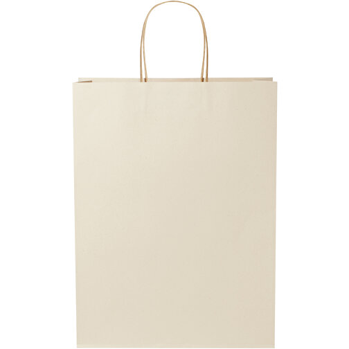 Papirpose 150 g/m2 fra landbruksavfall med vridde håndtak – Xlarge, Bilde 3