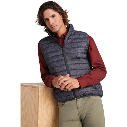 Oslo Isolierter Bodywarmer Für Herren , heather schwarz, 100% Polyester, 290 g/m2, Lining,  100% Polyester, Padding/filling,  100% Polyester, L, , Bild 6