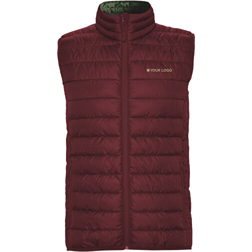 Oslo Isolierter Bodywarmer Für Herren , garnet, 100% Polyester, 290 g/m2, Lining,  100% Polyester, Padding/filling,  100% Polyester, XL, , Bild 2