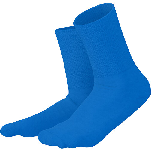 Boris - Die Premium Tennis Socke , kobaltblau, 85% Natur Baumwolle, 12% regeniertes umwelftreundliches Polyamid, 3% Elastan, 36,00cm x 0,40cm x 8,00cm (Länge x Höhe x Breite), Bild 1