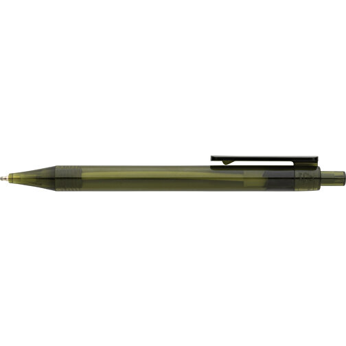 GRS RPET X8 Transparenter Stift, Grün , grün, PET - recycelt, 14,00cm (Höhe), Bild 5