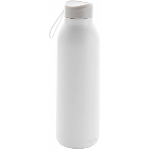 Avira Avior RCS Recycelte Stainless-Steel Flasche 500ml, Weiß , weiß, Rostfreier Stahl - recycelt, 22,30cm (Höhe), Bild 1