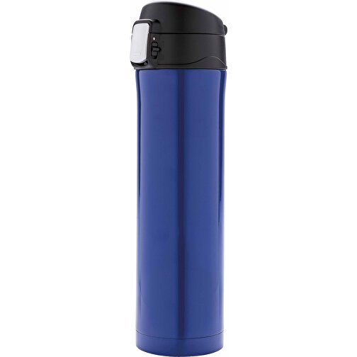 Easy Lock Vakuum-Flasche Aus RCS Recyceltem Stahl, Blau , blau, Rostfreier Stahl - recycelt, 25,50cm (Höhe), Bild 1