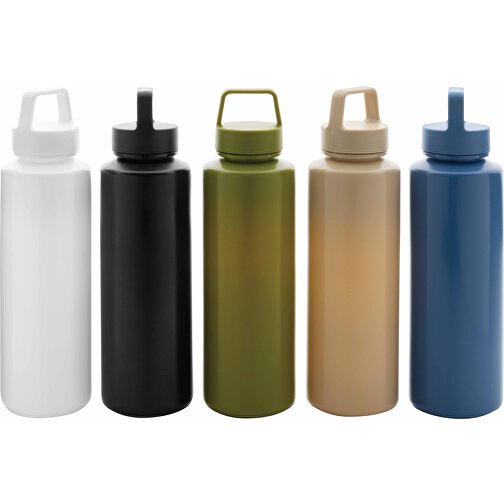 Wasserflasche Mit Henkel Aus RCS RPP, Braun , braun, Polypropylen - recycelt, 22,50cm (Höhe), Bild 6