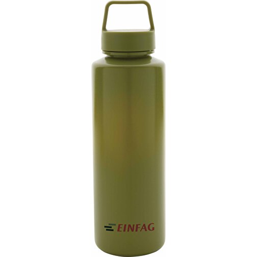Wasserflasche Mit Henkel Aus RCS RPP, Grün , grün, Polypropylen - recycelt, 22,50cm (Höhe), Bild 5