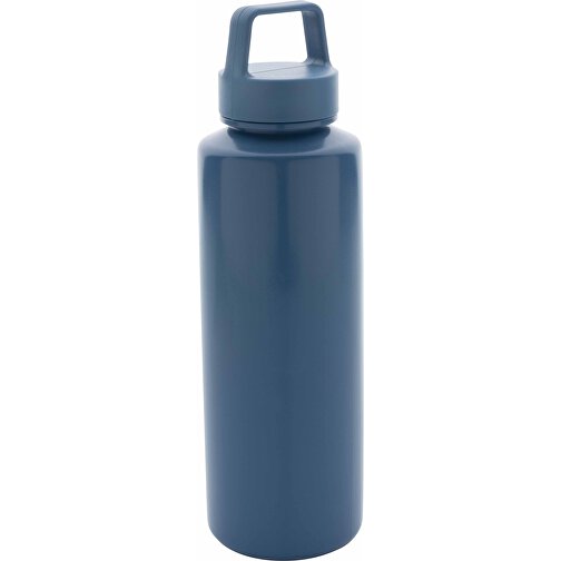 Wasserflasche Mit Henkel Aus RCS RPP, Blau , blau, Polypropylen - recycelt, 22,50cm (Höhe), Bild 1
