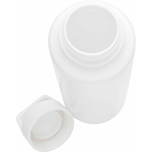 Wasserflasche Mit Henkel Aus RCS RPP, Weiß , weiß, Polypropylen - recycelt, 22,50cm (Höhe), Bild 4