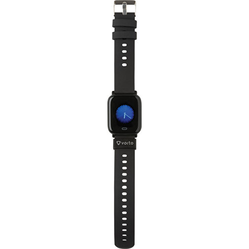 Fit Watch Aus RCS Recyceltem TPU, Schwarz , schwarz, TPE - recycelt, 26,80cm x 0,80cm (Länge x Höhe), Bild 6