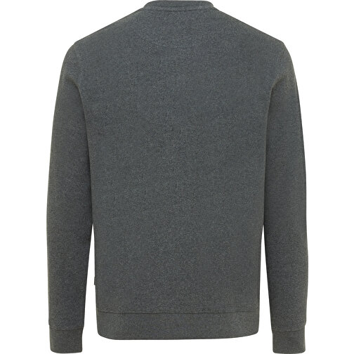 Iqoniq Denali Ungefärbt. Rundhals-Sweater Aus Recycelter BW, Ungefärbtes Anthrazit , ungefärbtes Anthrazit, 50% recycelte und 50% biologische Baumwolle, XS, 67,50cm x 1,00cm (Länge x Höhe), Bild 2