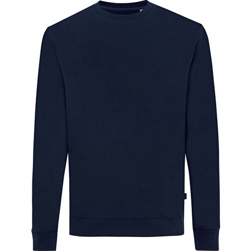 Iqoniq Zion Rundhals-Sweater Aus Recycelter Baumwolle, Navy Blau , navy blau, 50% recycelte und 50% biologische Baumwolle, XXXL, 79,50cm x 1,00cm (Länge x Höhe), Bild 1