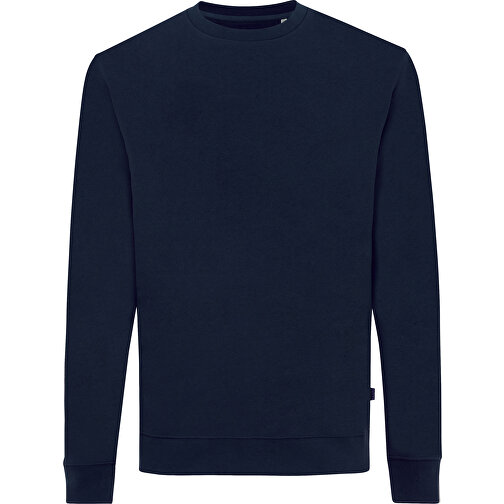 Iqoniq Zion Rundhals-Sweater Aus Recycelter Baumwolle, Navy Blau , navy blau, 50% recycelte und 50% biologische Baumwolle, S, 69,50cm x 1,00cm (Länge x Höhe), Bild 1