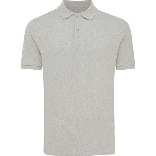 Iqoniq Yosemite Piqué-Poloshirt Aus Recycelter Baumwolle, Heather Grey , heather grey, 50% recycelte und 50% biologische Baumwolle, L, 73,00cm x 0,50cm (Länge x Höhe), Bild 1