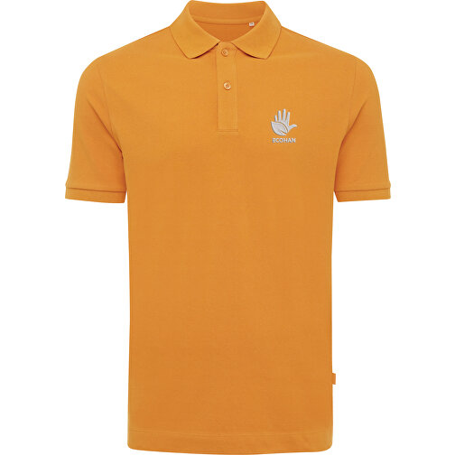 Iqoniq Yosemite Piqué-Poloshirt Aus Recycelter Baumwolle, Sundial Orange , sundial orange, 50% recycelte und 50% biologische Baumwolle, XL, 75,00cm x 0,50cm (Länge x Höhe), Bild 3