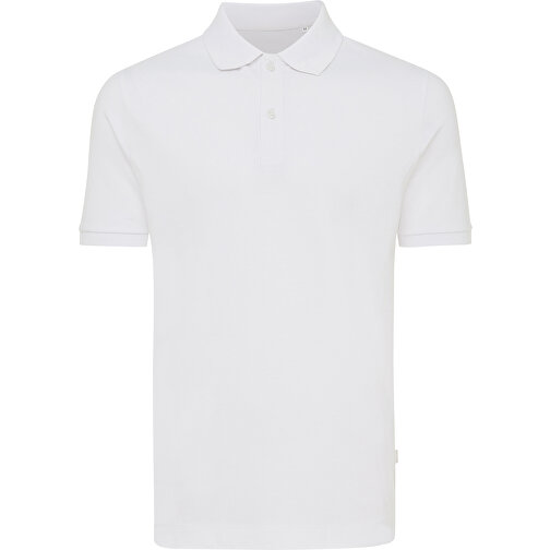 Iqoniq Yosemite Piqué-Poloshirt Aus Recycelter Baumwolle, Weiß , weiß, 50% recycelte und 50% biologische Baumwolle, M, 71,00cm x 0,50cm (Länge x Höhe), Bild 1