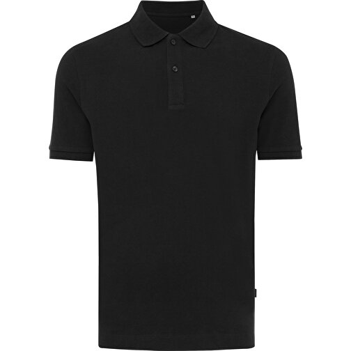 Iqoniq Yosemite Piqué-Poloshirt Aus Recycelter Baumwolle, Schwarz , schwarz, 50% recycelte und 50% biologische Baumwolle, XXL, 77,00cm x 0,50cm (Länge x Höhe), Bild 1