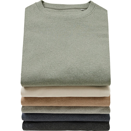 Iqoniq Manuel Ungefärbtes T-Shirt Aus Recycelter Baumwolle, Natural Raw , natural raw, 50% recycelte und 50% biologische Baumwolle, XXXL, 79,00cm x 0,50cm (Länge x Höhe), Bild 7