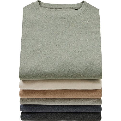 Iqoniq Manuel Ungefärbtes T-Shirt Aus Recycelter Baumwolle, Natural Raw , natural raw, 50% recycelte und 50% biologische Baumwolle, L, 73,00cm x 0,50cm (Länge x Höhe), Bild 7