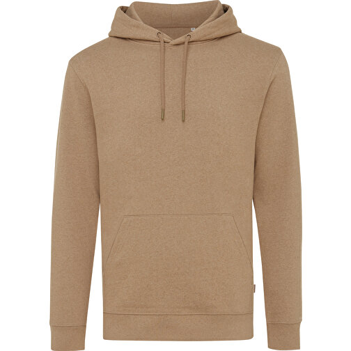 Iqoniq Torres Ungefärbter Hoodie Aus Recycelter Baumwolle, Heather Brown , heather brown, 50% recycelte und 50% biologische Baumwolle, XS, 68,00cm x 1,00cm (Länge x Höhe), Bild 1