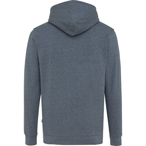 Iqoniq Torres Ungefärbter Hoodie Aus Recycelter Baumwolle, Heather Navy , heather navy, 50% recycelte und 50% biologische Baumwolle, XS, 68,00cm x 1,00cm (Länge x Höhe), Bild 2