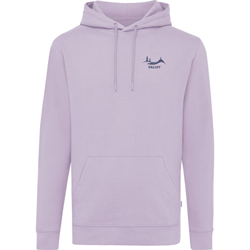 Iqoniq Jasper Hoodie Aus Recycelter Baumwolle, Lavender , lavender, 50% recycelte und 50% biologische Baumwolle, XL, 76,00cm x 1,00cm (Länge x Höhe), Bild 3