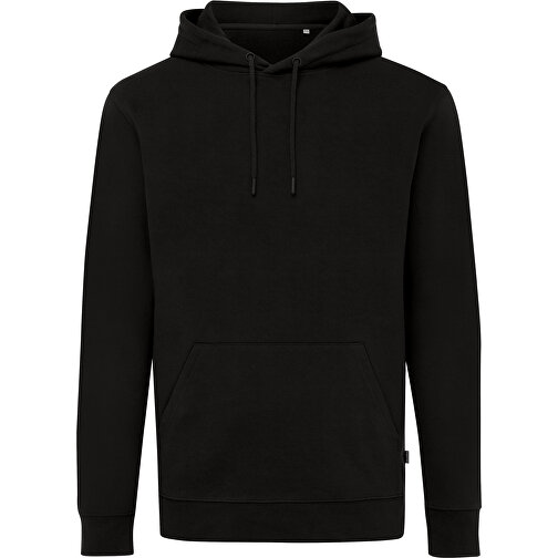 Iqoniq Jasper Hoodie Aus Recycelter Baumwolle, Schwarz , schwarz, 50% recycelte und 50% biologische Baumwolle, XL, 76,00cm x 1,00cm (Länge x Höhe), Bild 1