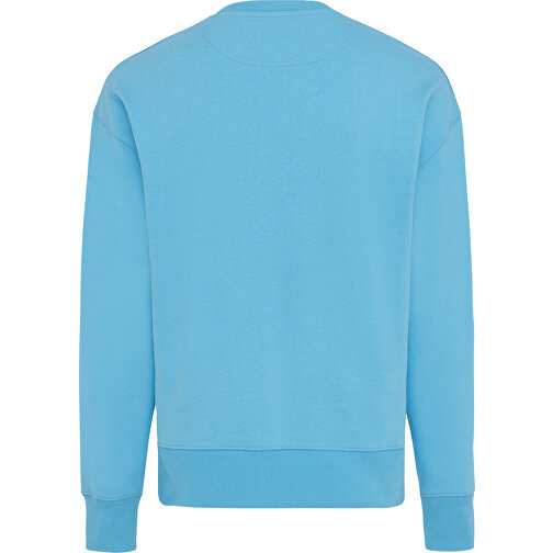 Iqoniq Kruger Relax-Rundhals-Sweater Aus Recycelt. Baumwolle, Tranquil Blue , tranquil blue, 50% recycelte und 50% biologische Baumwolle, XS, 67,50cm x 1,00cm (Länge x Höhe), Bild 2