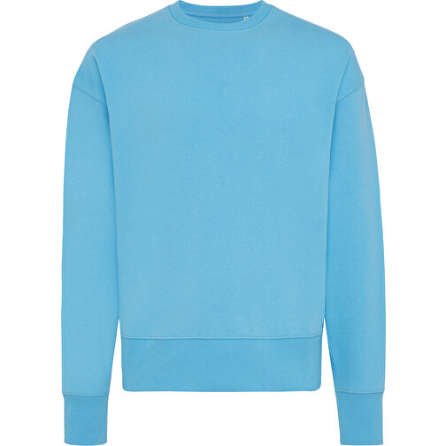Iqoniq Kruger Relax-Rundhals-Sweater Aus Recycelt. Baumwolle, Tranquil Blue , tranquil blue, 50% recycelte und 50% biologische Baumwolle, M, 71,50cm x 1,00cm (Länge x Höhe), Bild 1