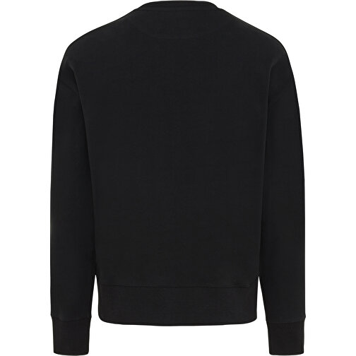 Iqoniq Kruger Relax-Rundhals-Sweater Aus Recycelt. Baumwolle, Schwarz , schwarz, 50% recycelte und 50% biologische Baumwolle, S, 69,50cm x 1,00cm (Länge x Höhe), Bild 2