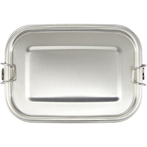 Titan Lunchbox Aus Recyceltem Edelstahl , silber, Recycled stainless steel, 17,10cm x 6,10cm x 12,20cm (Länge x Höhe x Breite), Bild 3