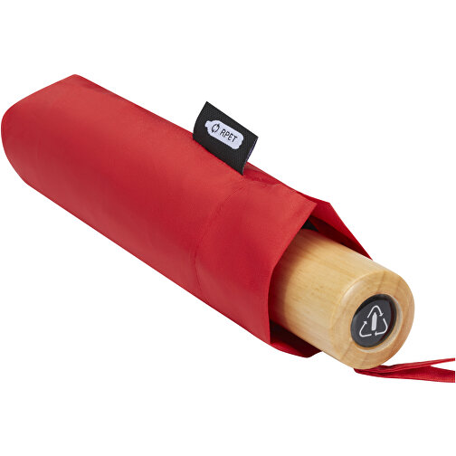 Birgit 21´´ Faltbarer Winddichter Regenschirm Aus Recyceltem PET , rot, Recyceltes PET Pongee Polyester, 28,00cm (Höhe), Bild 6