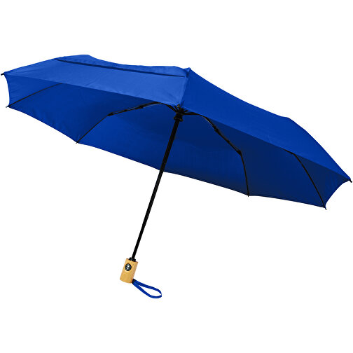 Bo 21' hopfällbart automatiskt paraply i återvunnen PET, Bild 1