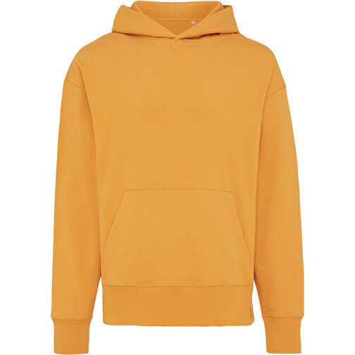 Iqoniq Yoho Relax-Hoodie Aus Recycelter Baumwolle, Sonnenuhr Orange , sundial orange, 50% recycelte und 50% biologische Baumwolle, XS, 66,00cm x 1,00cm (Länge x Höhe), Bild 1