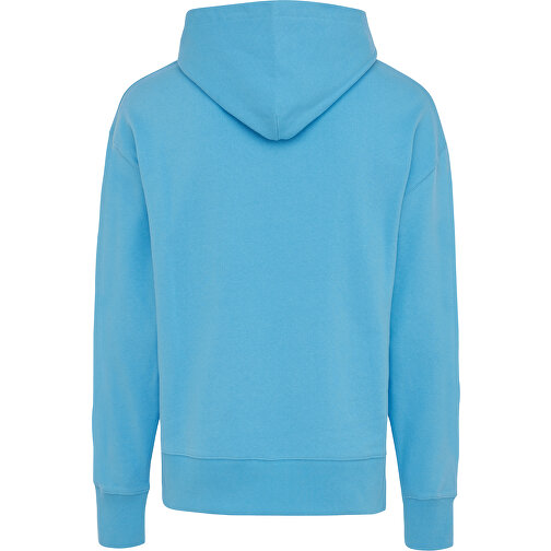 Iqoniq Yoho Relax-Hoodie Aus Recycelter Baumwolle, Ruhiges Blau , tranquil blue, 50% recycelte und 50% biologische Baumwolle, XS, 66,00cm x 1,00cm (Länge x Höhe), Bild 2