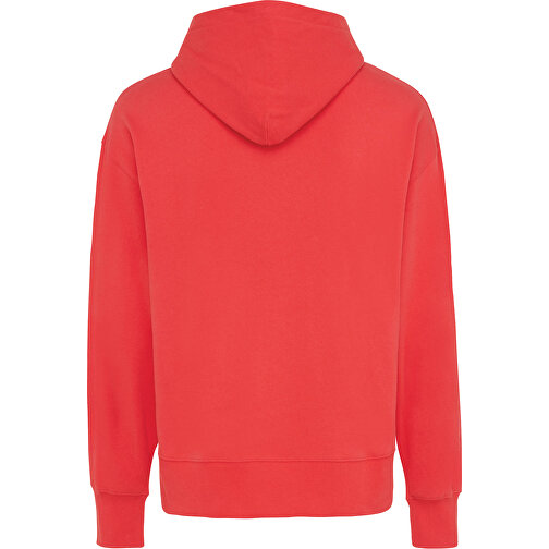 Iqoniq Yoho Relax-Hoodie Aus Recycelter Baumwolle, Sattes Rot , luscious red, 50% recycelte und 50% biologische Baumwolle, XXS, 64,00cm x 1,00cm (Länge x Höhe), Bild 2