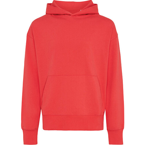 Iqoniq Yoho Relax-Hoodie Aus Recycelter Baumwolle, Sattes Rot , luscious red, 50% recycelte und 50% biologische Baumwolle, S, 68,00cm x 1,00cm (Länge x Höhe), Bild 1