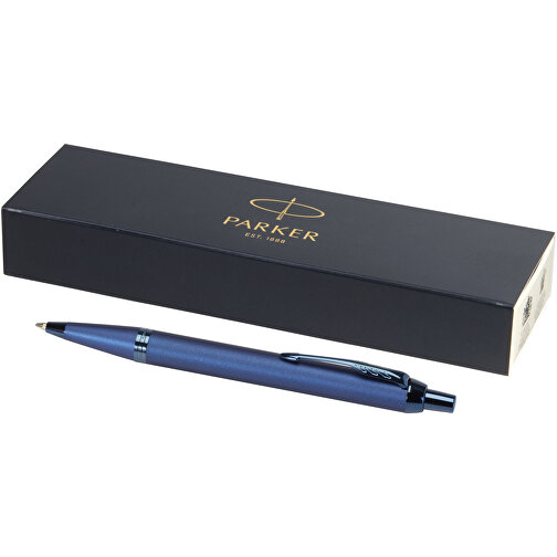 Parker IM Kugelschreiber , Parker, blau, Metall, 13,50cm (Länge), Bild 1