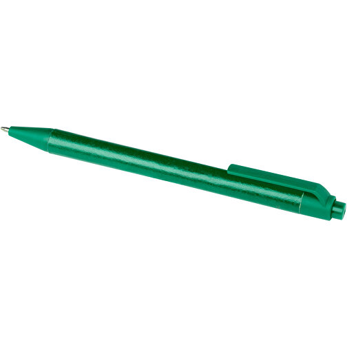 Chartik Kugelschreiber Aus Recyceltem Papier Mit Matter Oberfläche, Einfarbig , grün, Recyceltes Papier, 14,00cm (Länge), Bild 7