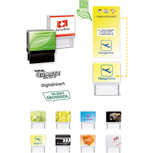 Stempelautomat 'Printer Line' - Individuell - Printer 20 - Ohne Digitaldruck , individuell, Kunststoff, Papier, 7,00cm x 3,00cm x 6,00cm (Länge x Höhe x Breite), Bild 6