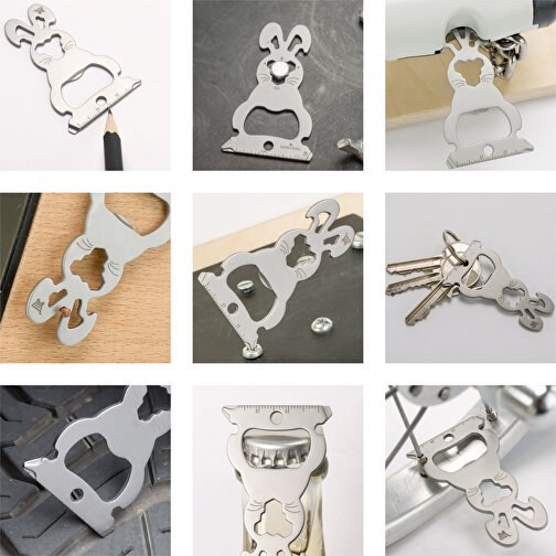 Set de cadeaux / articles cadeaux : ROMINOX® Key Tool Bunny (16 functions) emballage à motif Frohe, Image 4