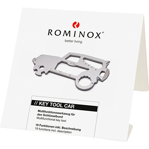 ROMINOX® Key Tool SUV / Auto (19 Funktionen) , grün, Edelstahl, 7,00cm x 0,23cm x 3,20cm (Länge x Höhe x Breite), Bild 5