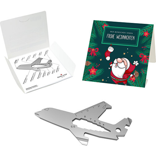 Set de cadeaux / articles cadeaux : ROMINOX® Key Tool Airplane (18 functions) emballage à motif Fr, Image 1