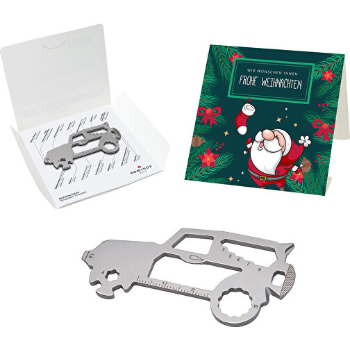 Set de cadeaux / articles cadeaux : ROMINOX® Key Tool SUV (19 functions) emballage à motif Frohe W, Image 1
